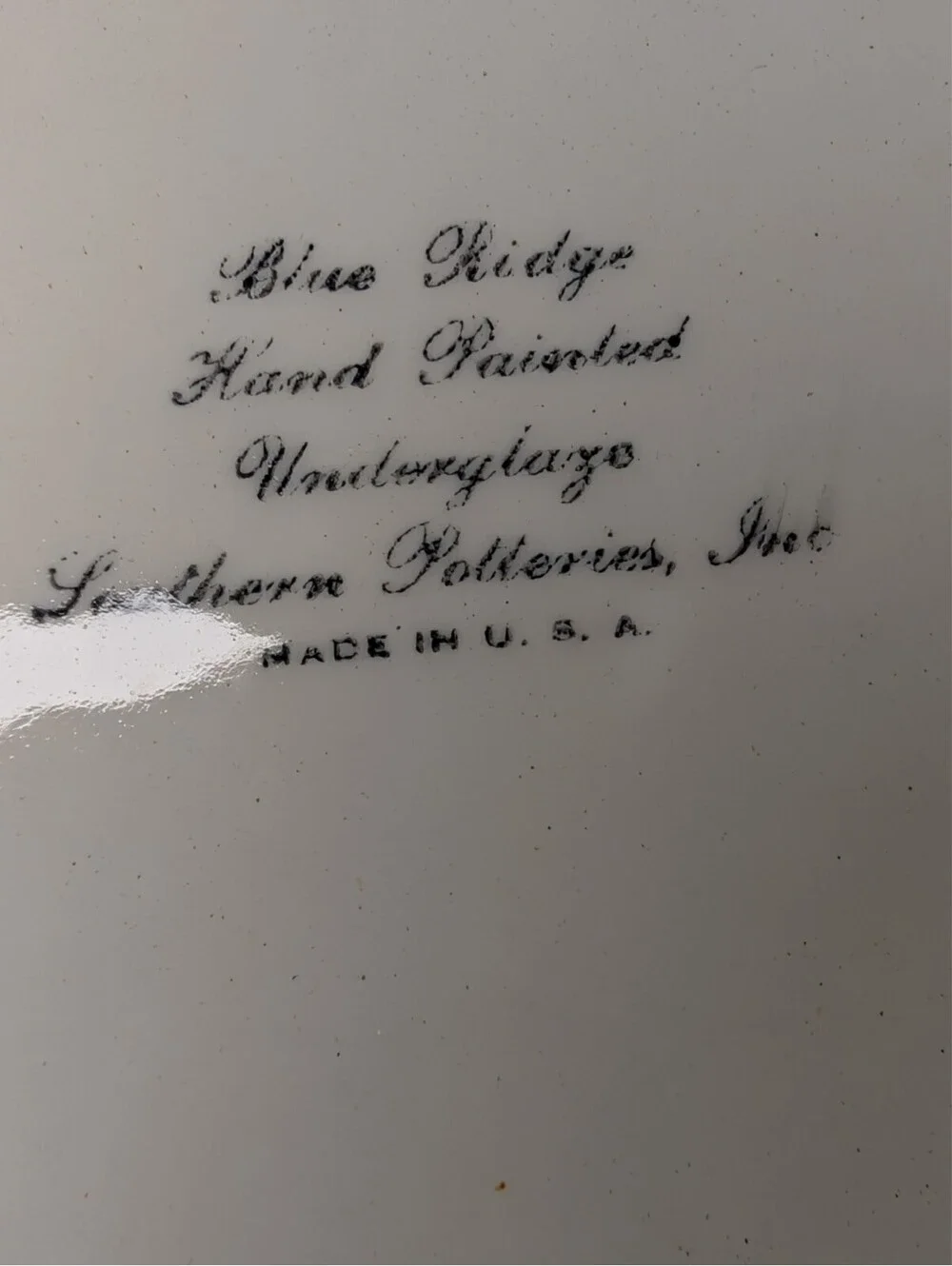 Blue Ridge Laurel Wreath Dinner Plates Set of 4 9.5